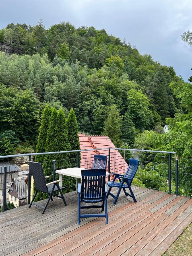 Pension Alpenrose Bad Schandau Esterno foto